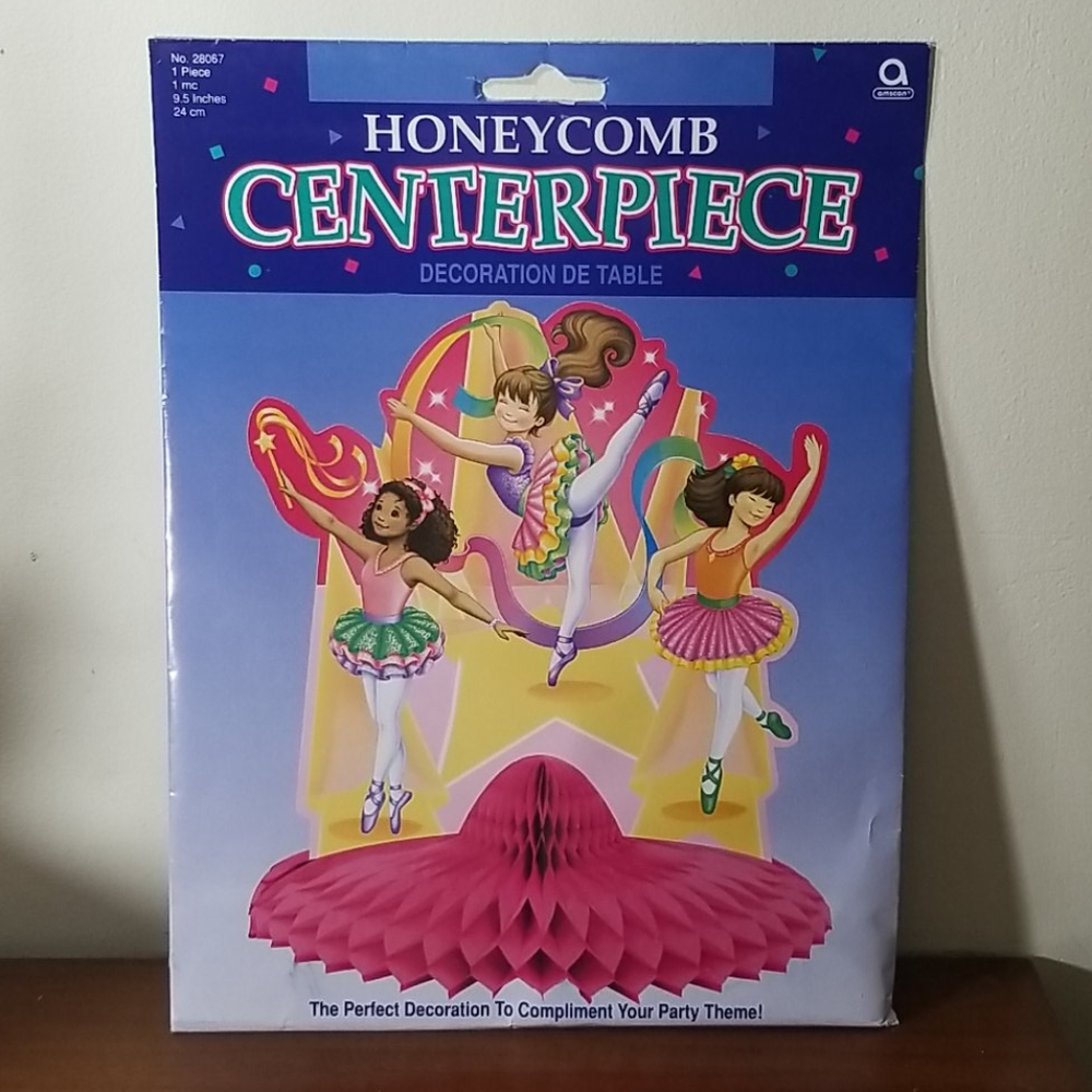 💥4 / $10💥❗Ballerina Honeycomb Centerpiece Birthday Party Decoration